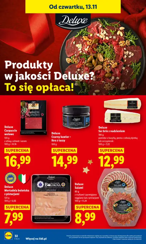 Lidl - gazetka promocyjna Oferta od czwartku od czwartku 13.11 do soboty 15.11 - strona 32