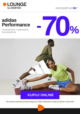 Lounge by Zalando - gazetka promocyjna Do -70% adidas Performance od środy 12.11 do soboty 15.11