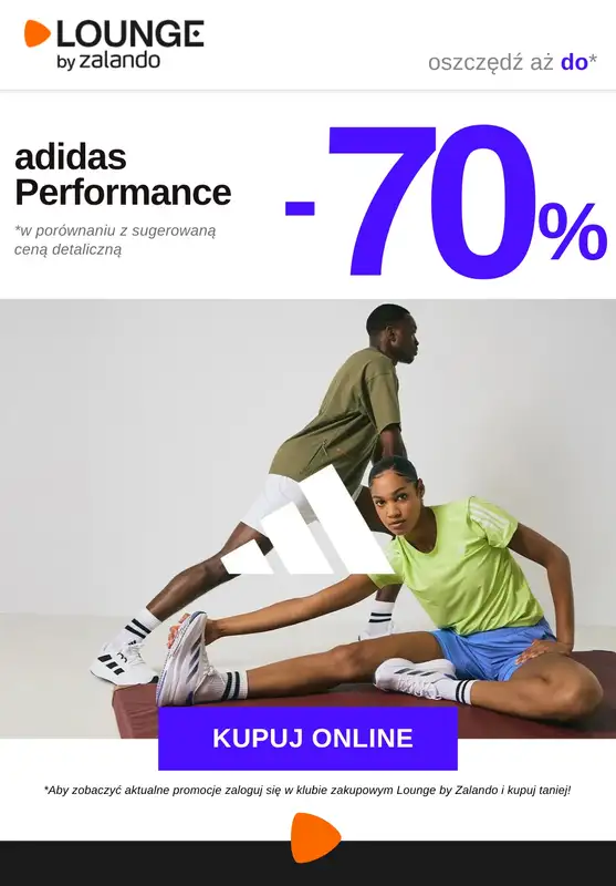 Lounge by Zalando - gazetka promocyjna Do -70% adidas Performance od środy 12.11 do soboty 15.11