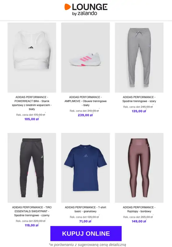 Lounge by Zalando - gazetka promocyjna Do -70% adidas Performance od środy 12.11 do soboty 15.11 - strona 8
