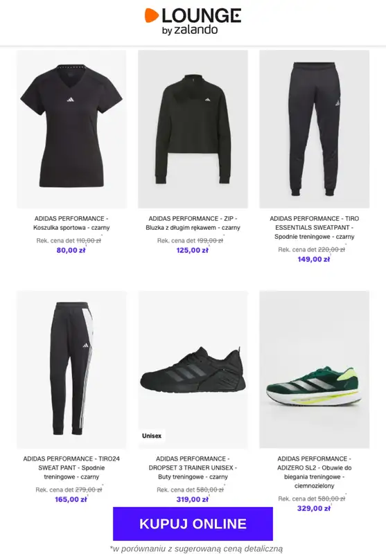 Lounge by Zalando - gazetka promocyjna Do -70% adidas Performance od środy 12.11 do soboty 15.11 - strona 4