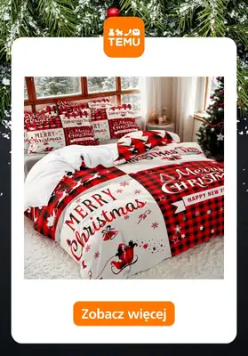 Temu - gazetka promocyjna Świąteczne pościele od środy 12.11  - strona 8