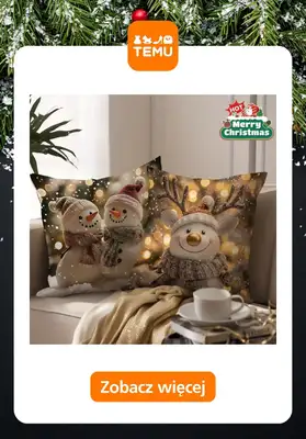 Temu - gazetka promocyjna Świąteczne pościele od środy 12.11  - strona 7