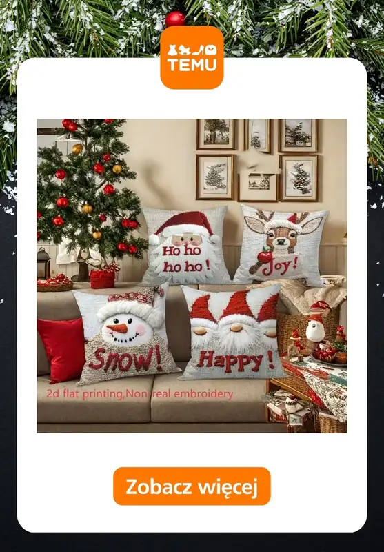 Temu - gazetka promocyjna Świąteczne pościele od środy 12.11  - strona 10