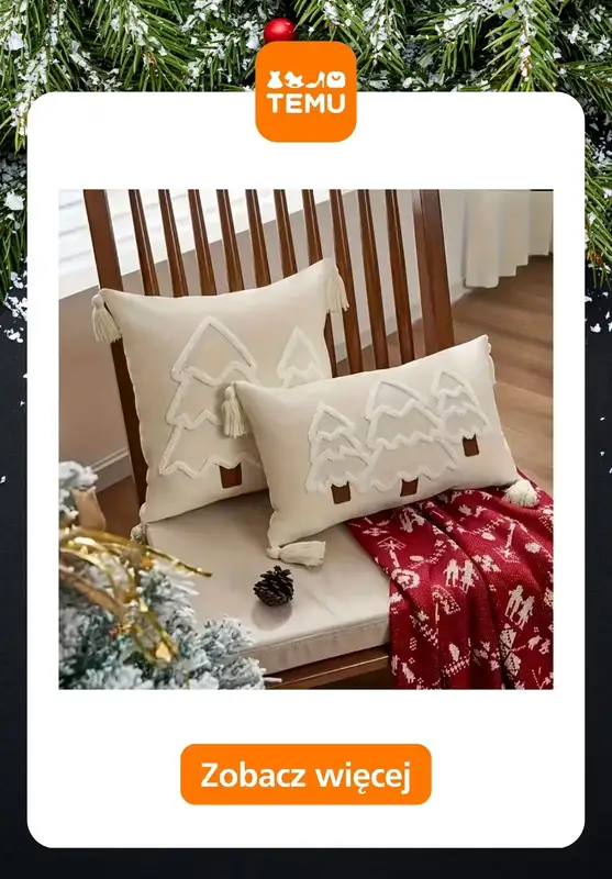 Temu - gazetka promocyjna Świąteczne pościele od środy 12.11  - strona 12