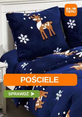 Temu - gazetka promocyjna Świąteczne pościele od środy 12.11 