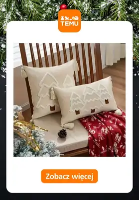Prezenty - gazetka promocyjna Temu | Świąteczne pościele od czwartku 13.11  - strona 12