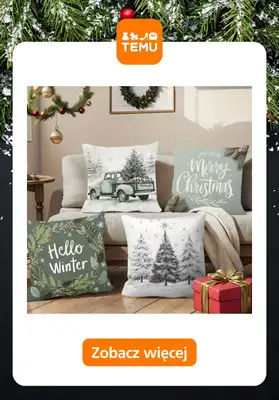 Prezenty - gazetka promocyjna Temu | Świąteczne pościele od czwartku 13.11  - strona 13