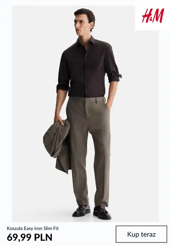 H&M - gazetka promocyjna NOWOŚCI - odzież męska od środy 12.11  - strona 4