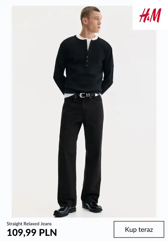 H&M - gazetka promocyjna NOWOŚCI - odzież męska od środy 12.11  - strona 8