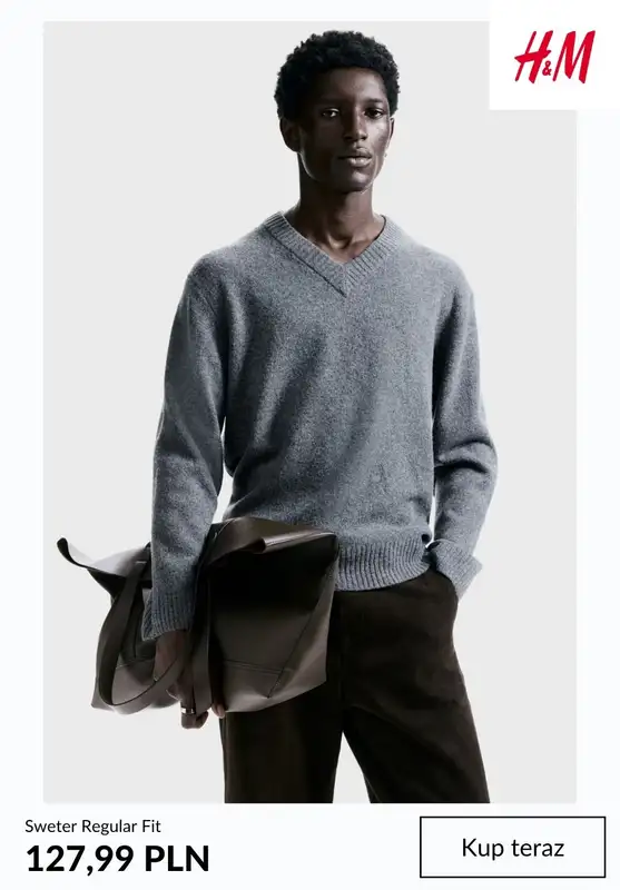 H&M - gazetka promocyjna NOWOŚCI - odzież męska od środy 12.11  - strona 2