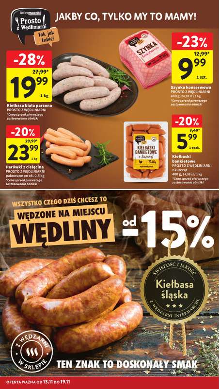 Intermarche - gazetka promocyjna Gazetka od czwartku 13.11 do środy 19.11 - strona 22