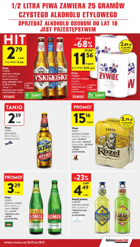 Intermarche - gazetka promocyjna Gazetka od czwartku 13.11 do środy 19.11 - strona 35