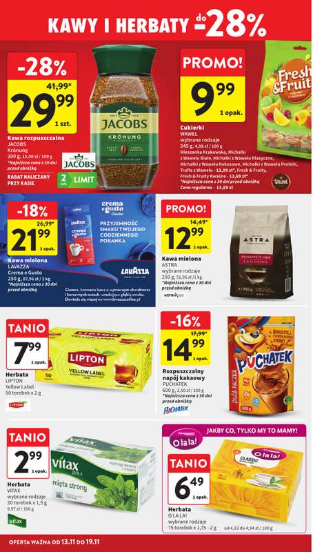 Intermarche - gazetka promocyjna Gazetka od czwartku 13.11 do środy 19.11 - strona 28