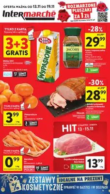 Intermarche - gazetka promocyjna Gazetka od czwartku 13.11 do środy 19.11