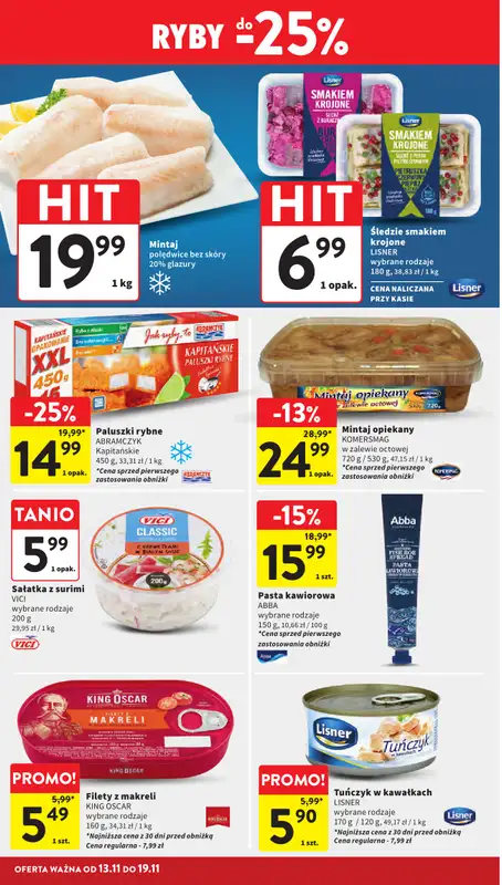 Intermarche - gazetka promocyjna Gazetka od czwartku 13.11 do środy 19.11 - strona 26