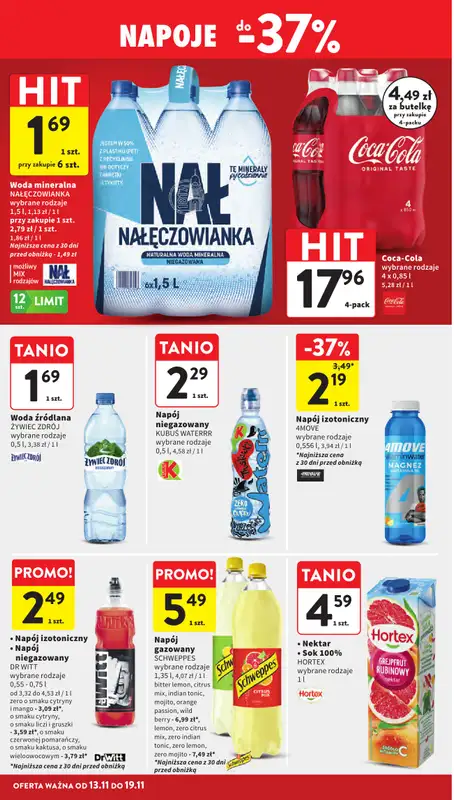 Intermarche - gazetka promocyjna Gazetka od czwartku 13.11 do środy 19.11 - strona 34