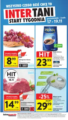 Intermarche - gazetka promocyjna Gazetka od czwartku 13.11 do środy 19.11 - strona 44