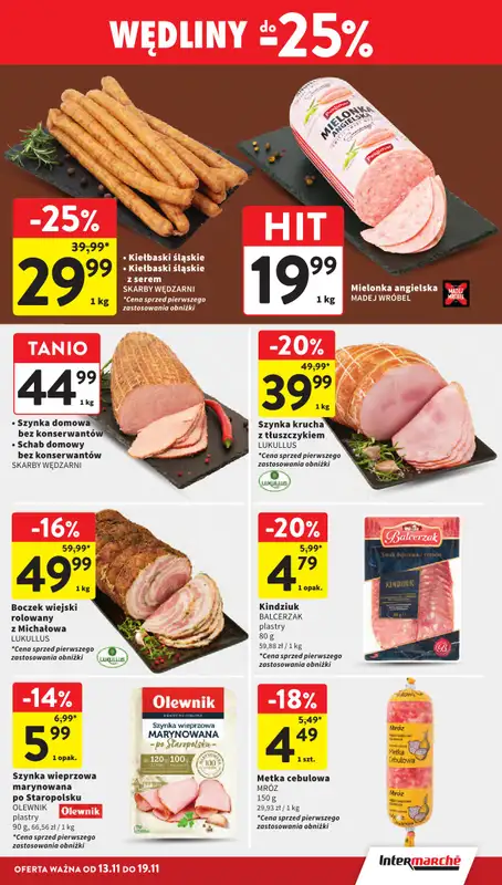 Intermarche - gazetka promocyjna Gazetka od czwartku 13.11 do środy 19.11 - strona 23