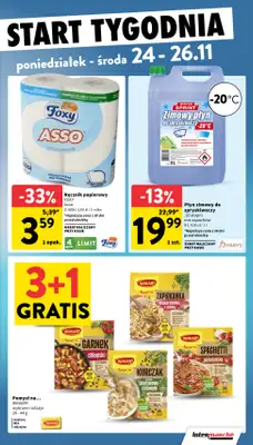 Intermarche - gazetka promocyjna Intertani start tygodnia od poniedziałku 24.11 do środy 26.11 - strona 3