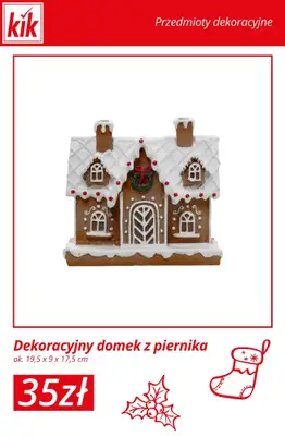 KiK - gazetka promocyjna Świąteczne dekoracje – od 15 zł od środy 12.11  - strona 4