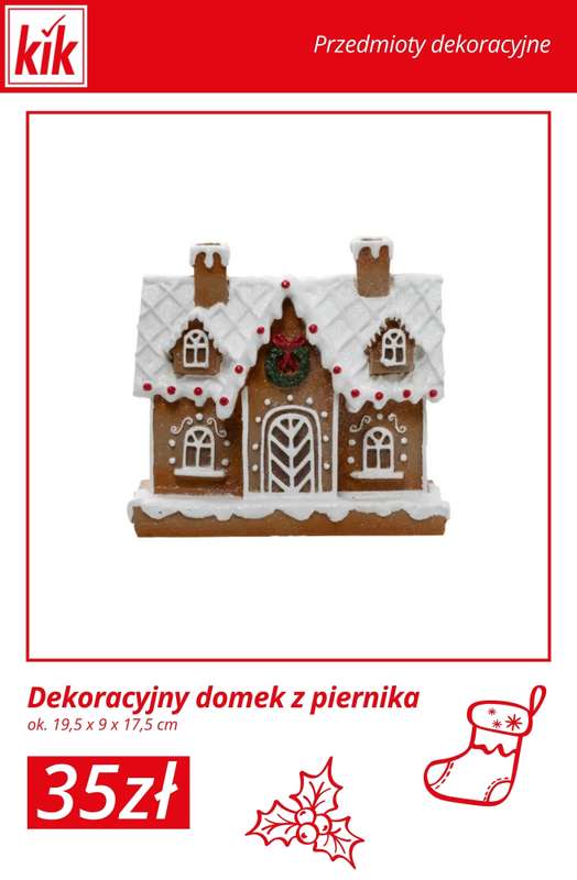 KiK - gazetka promocyjna Świąteczne dekoracje – od 15 zł od środy 12.11  - strona 4