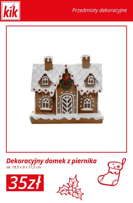 KiK - gazetka promocyjna Świąteczne dekoracje – od 15 zł od środy 12.11  - strona 4
