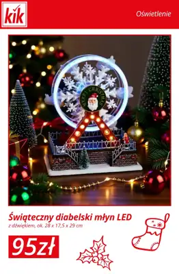 KiK - gazetka promocyjna Świąteczne dekoracje – od 15 zł od środy 12.11  - strona 14