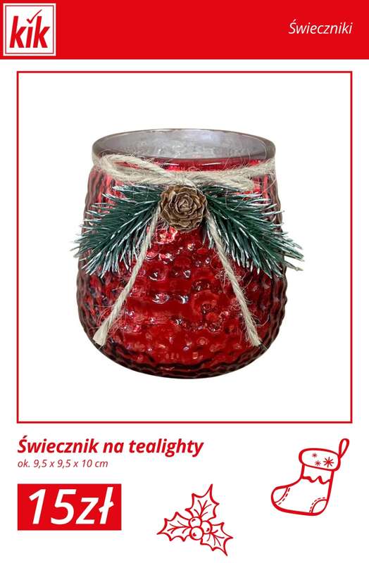 KiK - gazetka promocyjna Świąteczne dekoracje – od 15 zł od środy 12.11  - strona 10
