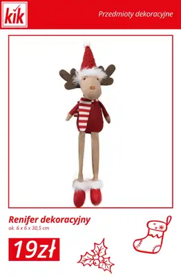KiK - gazetka promocyjna Świąteczne dekoracje – od 15 zł od środy 12.11  - strona 6
