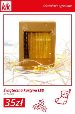 KiK - gazetka promocyjna Świąteczne dekoracje – od 15 zł od środy 12.11  - strona 12