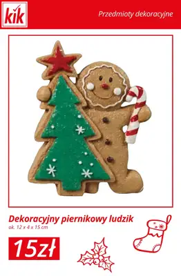 KiK - gazetka promocyjna Świąteczne dekoracje – od 15 zł od środy 12.11  - strona 2