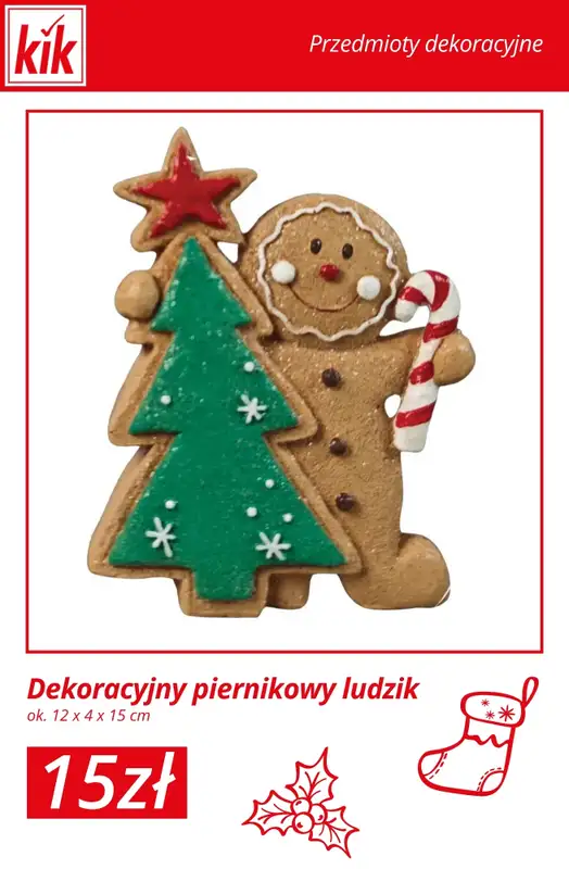 KiK - gazetka promocyjna Świąteczne dekoracje – od 15 zł od środy 12.11  - strona 2