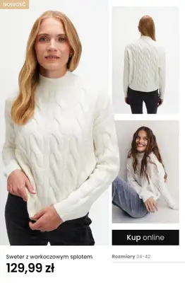 Top Secret - gazetka promocyjna -30% na kurtki, płaszcze, swetry, szaliki i czapki od środy 12.11 do czwartku 20.11 - strona 9