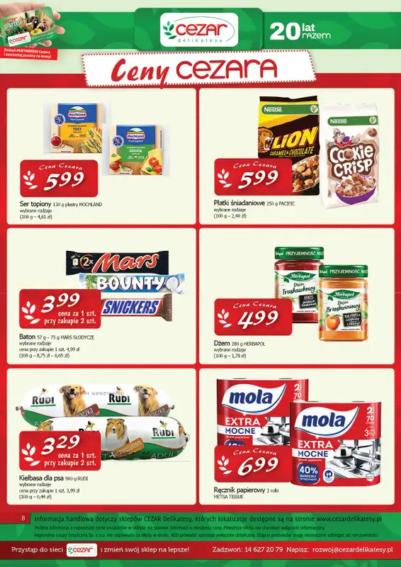CEZAR Delikatesy - gazetka promocyjna Gazetka od czwartku 13.11 do środy 26.11 - strona 8