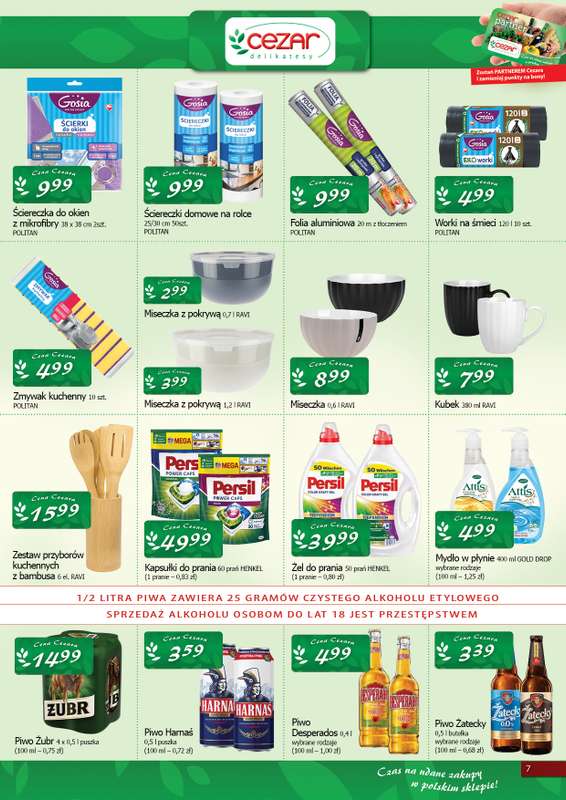 CEZAR Delikatesy - gazetka promocyjna Gazetka od czwartku 13.11 do środy 26.11 - strona 7