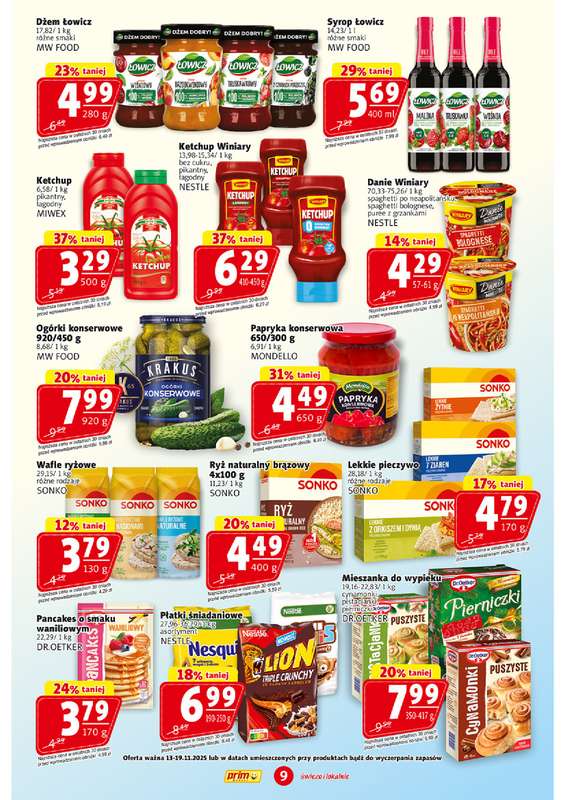 Prim Market - gazetka promocyjna Gazetka od czwartku 13.11 do środy 19.11 - strona 9