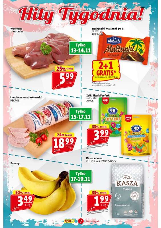 Prim Market - gazetka promocyjna Gazetka od czwartku 13.11 do środy 19.11 - strona 7