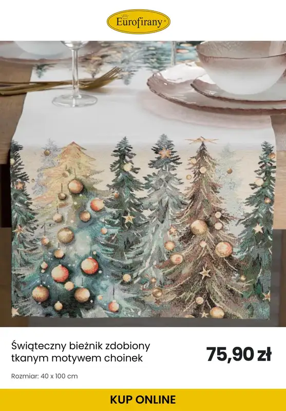 Prezenty - gazetka promocyjna Eurofirany | Świąteczne obrusy od środy 12.11  - strona 12