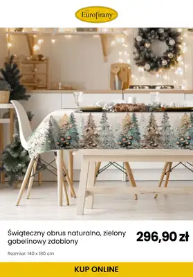 Prezenty - gazetka promocyjna Eurofirany | Świąteczne obrusy od środy 12.11  - strona 5