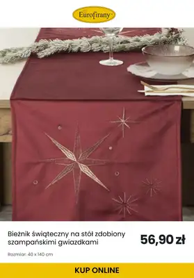 Prezenty - gazetka promocyjna Eurofirany | Świąteczne obrusy od środy 12.11  - strona 8