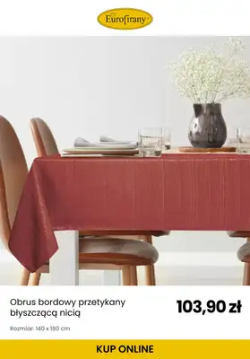 Prezenty - gazetka promocyjna Eurofirany | Świąteczne obrusy od środy 12.11  - strona 3