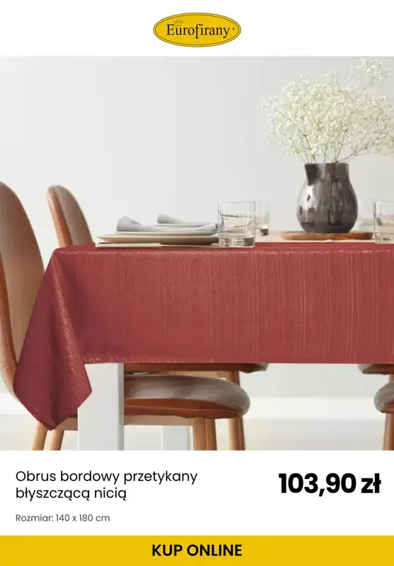 Prezenty - gazetka promocyjna Eurofirany | Świąteczne obrusy od środy 12.11  - strona 3