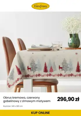 Eurofirany - gazetka promocyjna Świąteczne obrusy od środy 12.11  - strona 6