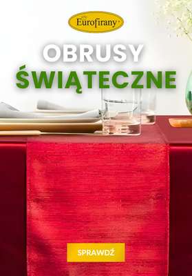 Eurofirany - gazetka promocyjna Świąteczne obrusy od środy 12.11 