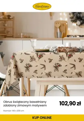 Eurofirany - gazetka promocyjna Świąteczne obrusy od środy 12.11  - strona 7