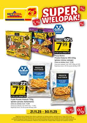 Hitpol - gazetka promocyjna Super Wielopaki! od piątku 21.11 do niedzieli 30.11