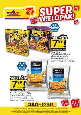 Hitpol - gazetka promocyjna Super Wielopaki! od piątku 21.11 do niedzieli 30.11