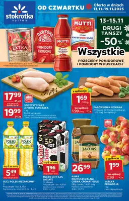 Stokrotka - gazetka promocyjna Gazetka Optima od czwartku 13.11 do środy 19.11