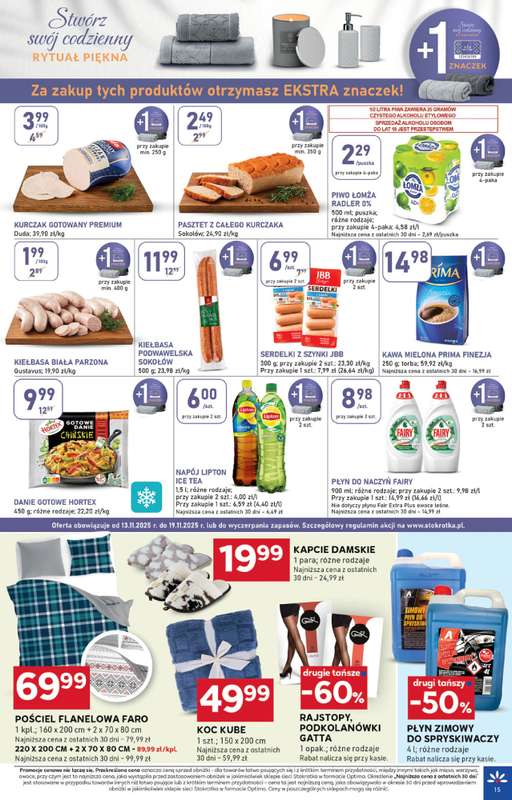 Stokrotka - gazetka promocyjna Gazetka Optima od czwartku 13.11 do środy 19.11 - strona 15